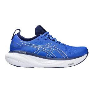 Men's Asics Gel-Nimbus 25, Illusion Blue/Pure Silver, 7 2E Wide