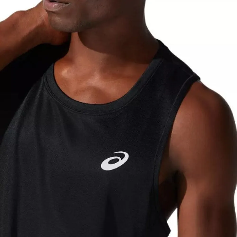 Mens Asics Silver Singlet