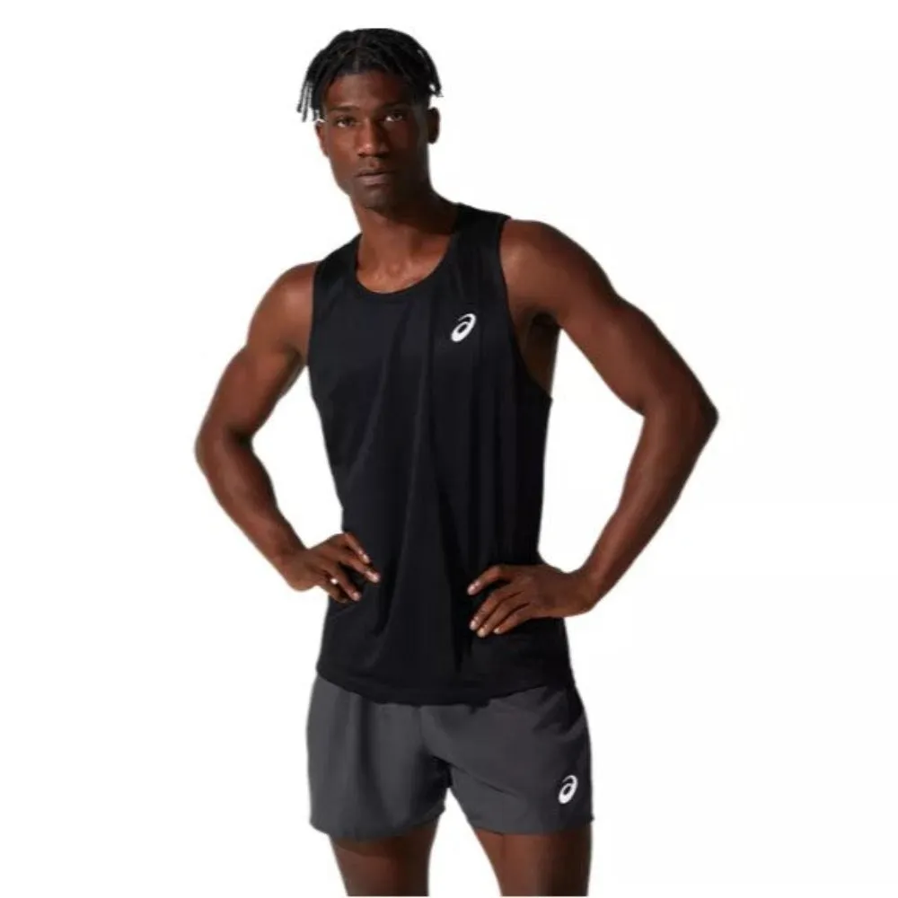 Mens Asics Silver Singlet