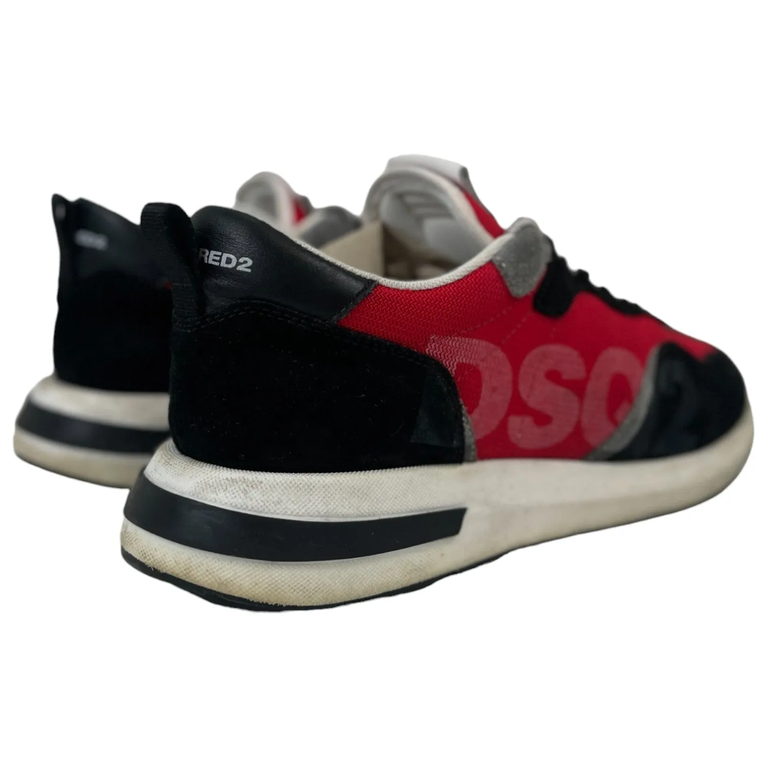 Men's Dsq Logo Low Trainers Red Size EU 40.5 / UK 6.5