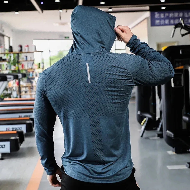 Mens Fitness Sport Hoodie