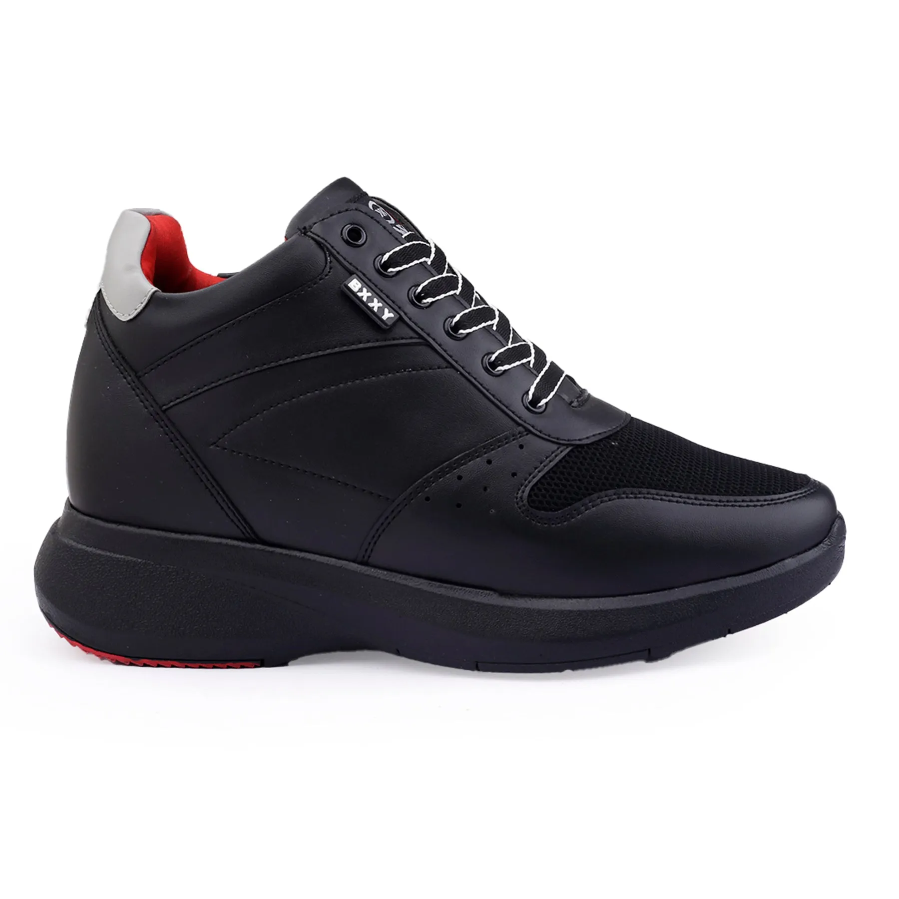 Men's Latest 3.5 Inch Hidden Height Increasing Casual Sneaker And Party Wear Lace-Up Shoes