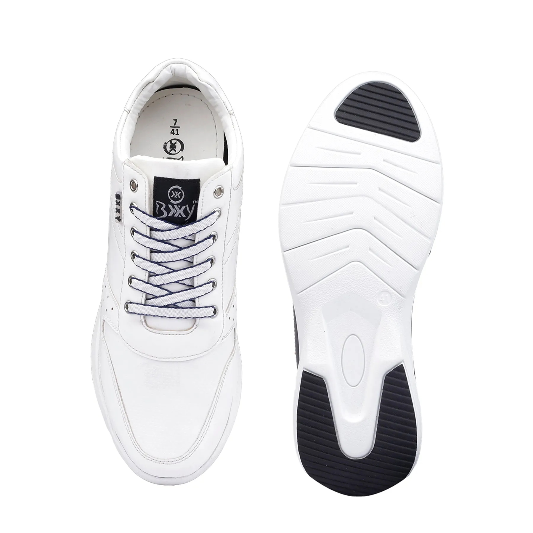 Men's Latest Hidden Height Increasing Casual Sneaker And Party Wear Lace-Up Shoes