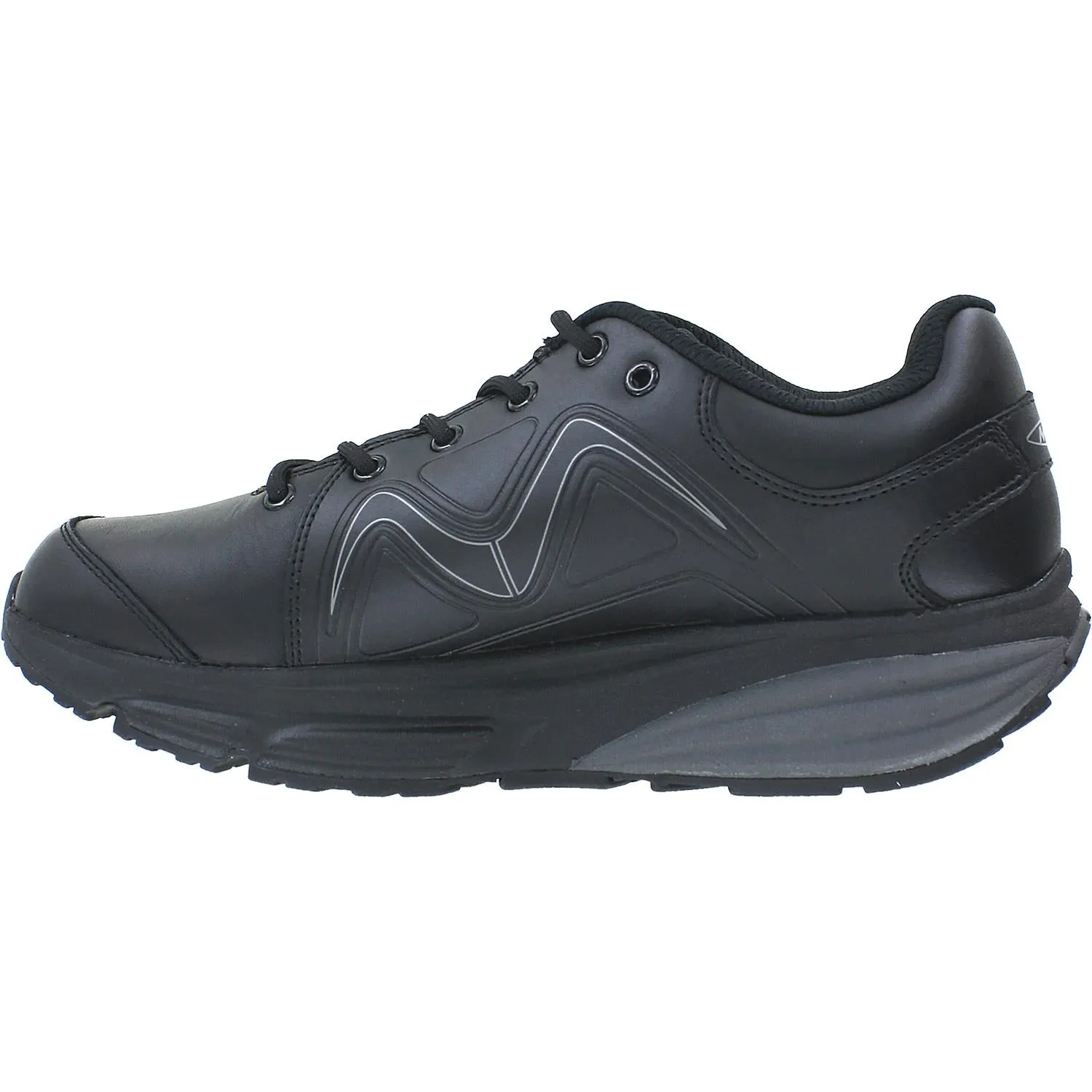 Men's MBT Simba Trainer Black Leather