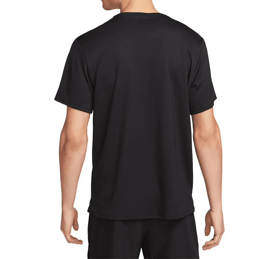 Mens Miler Dri-Fit UV Short Sleeve Running Top