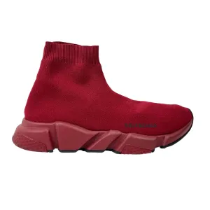 Men's Speed Socks High Trainers Burgundy Size EU 42 / UK 8