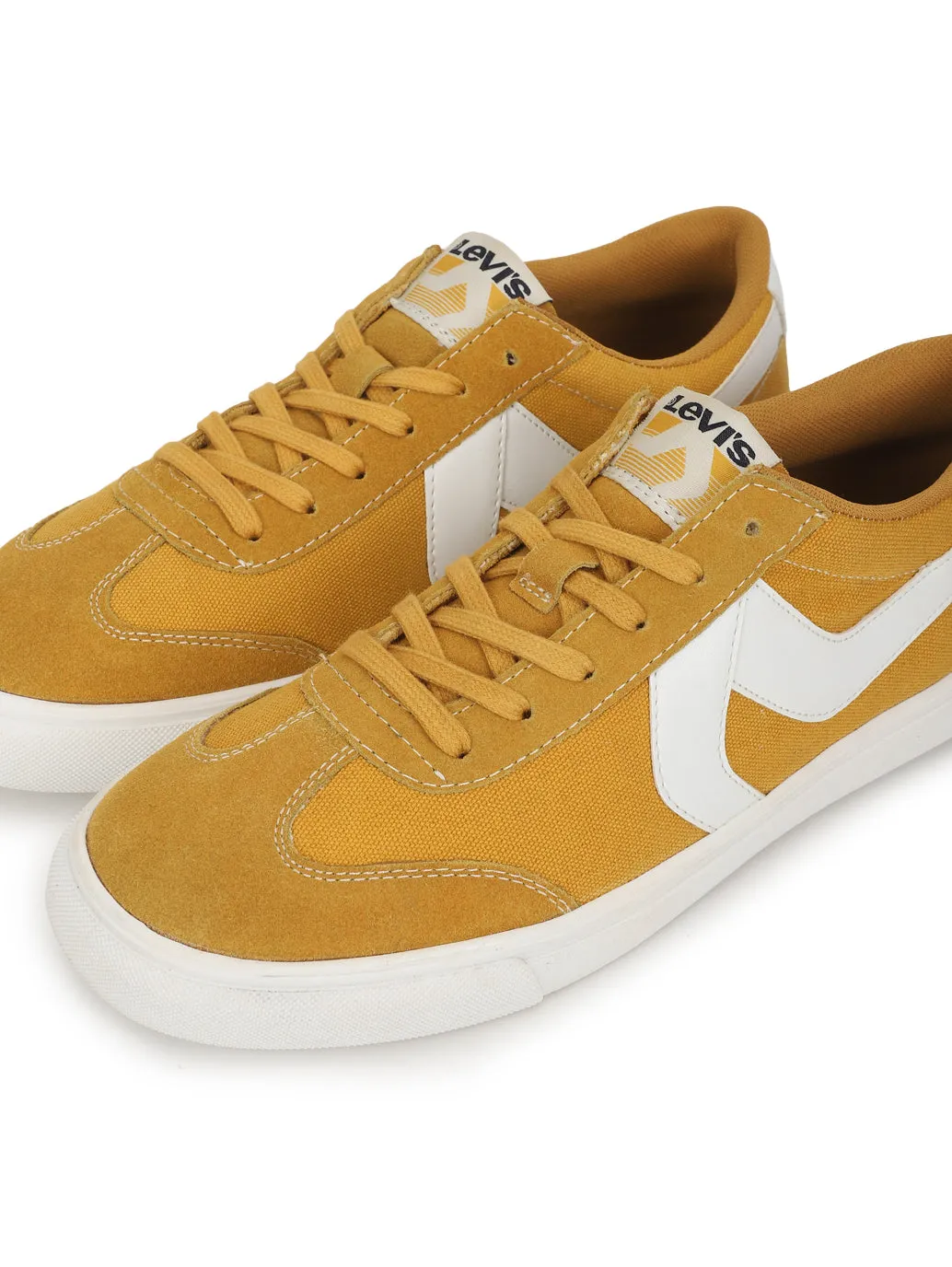 Men's Suede Yellow Casual Shoes