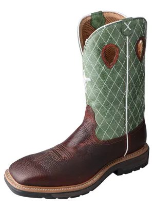 Men's Twisted X Green Lite Western Work Boot