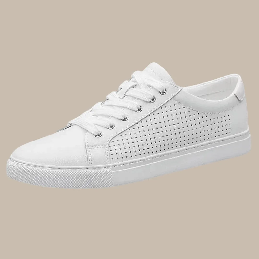 Mens White Sneakers Lightweight