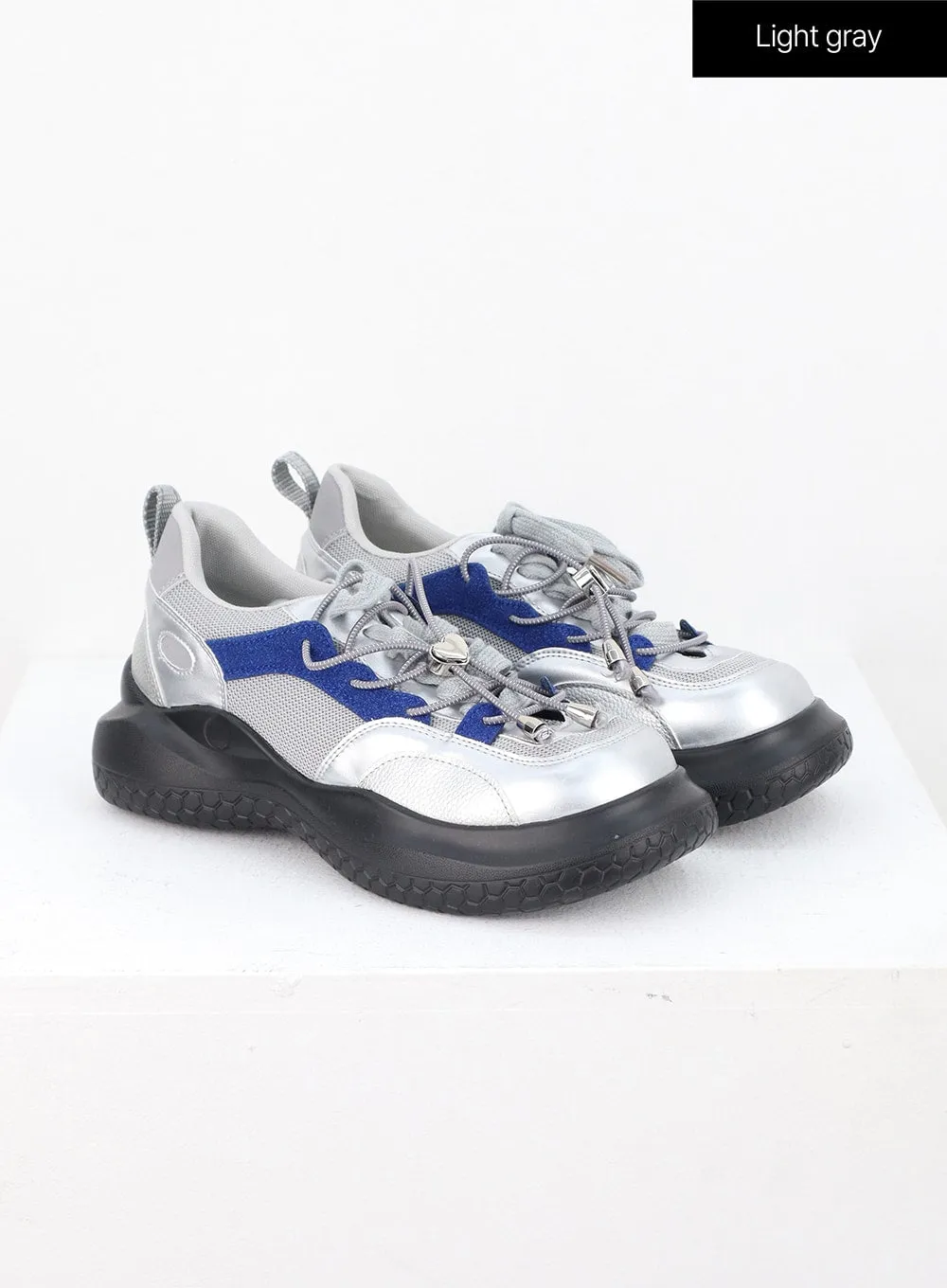 Metallic Platform Sneakers IN308