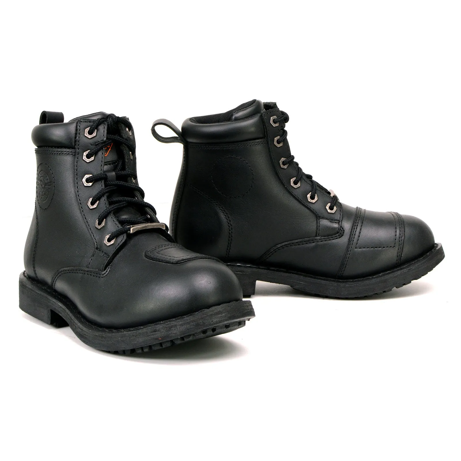 Milwaukee Leather MBL9322 Women's Premium Black Leather Classic