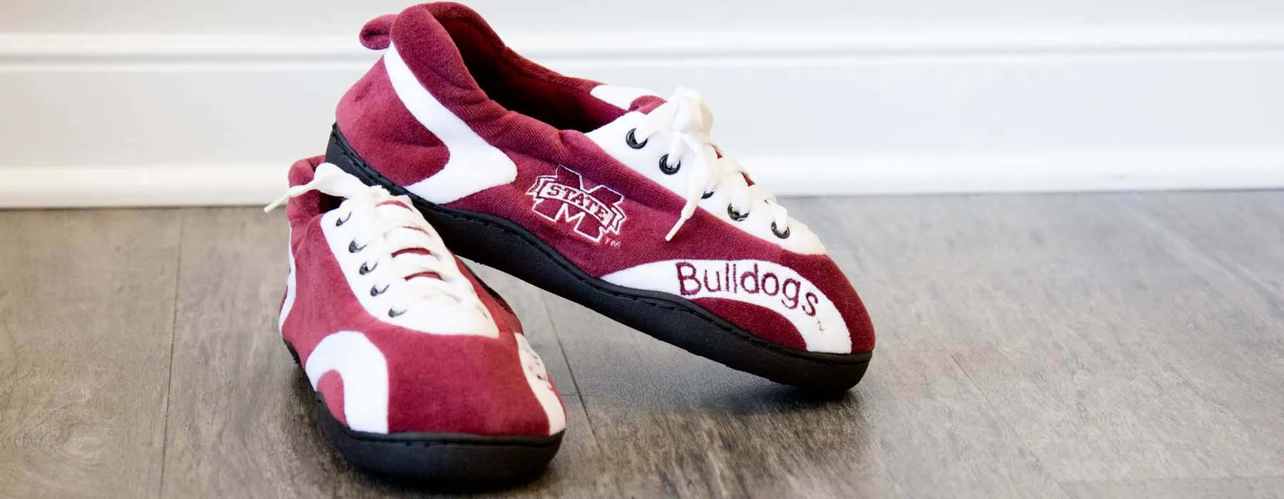 Mississippi State Bulldogs All Around Rubber Soled Slippers