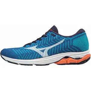 Mizuno Herren Waveknit R2 Laufschuhe Neutralschuh Blau - Schwarz 42