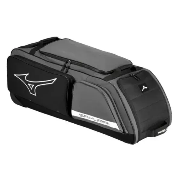 Mizuno Samurai Wheel Bag-Charcoal/Black