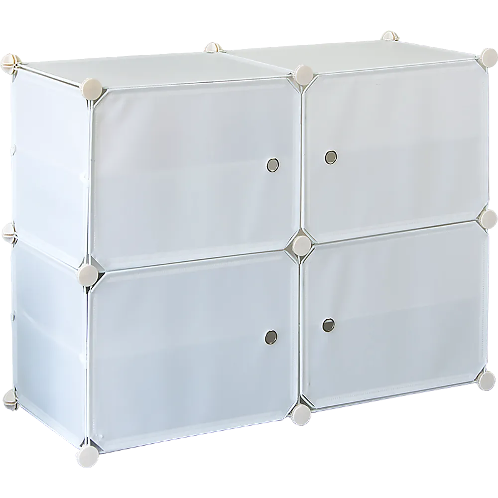 Modular White DIY Shoe Cabinet Rack Storage Organizer Stand