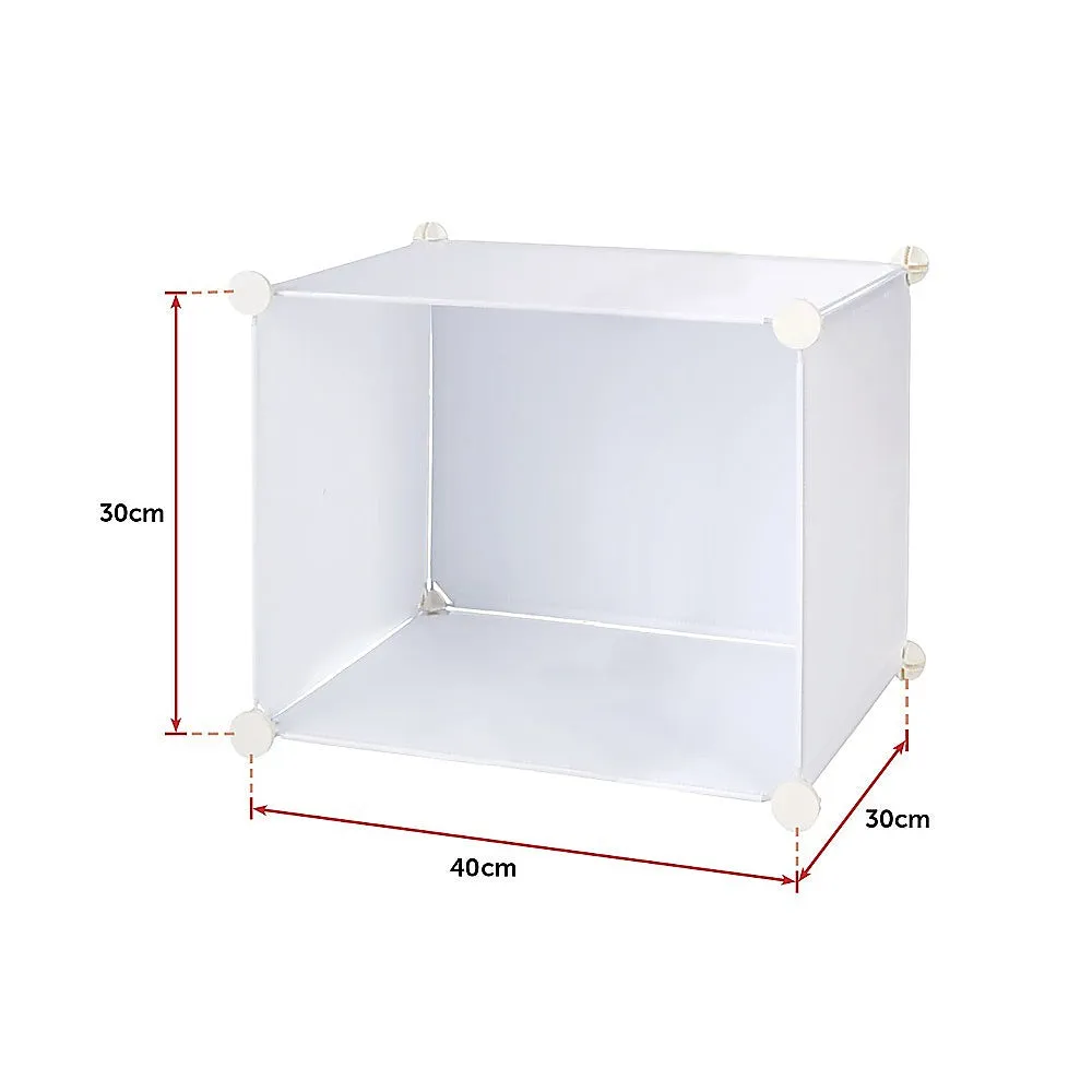 Modular White DIY Shoe Cabinet Rack Storage Organizer Stand