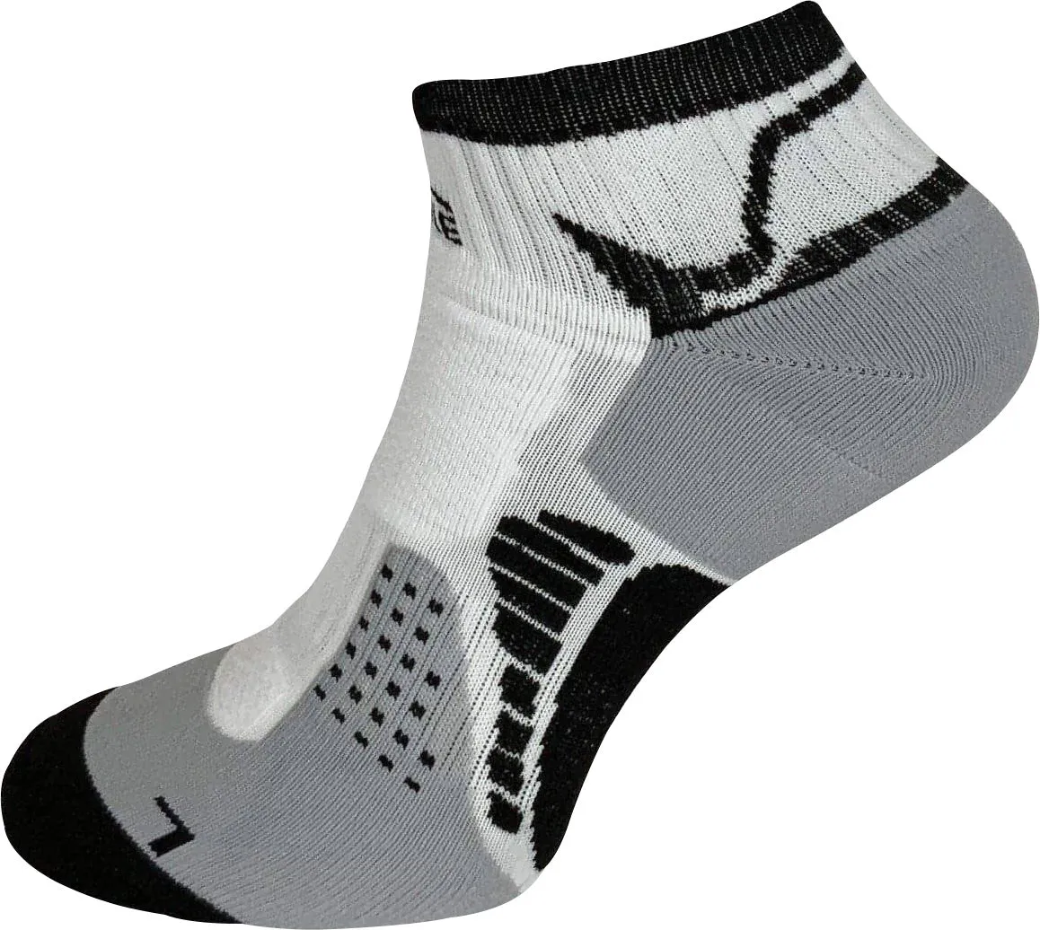 More Mile San Diego (5 Pack) Running Socks - White