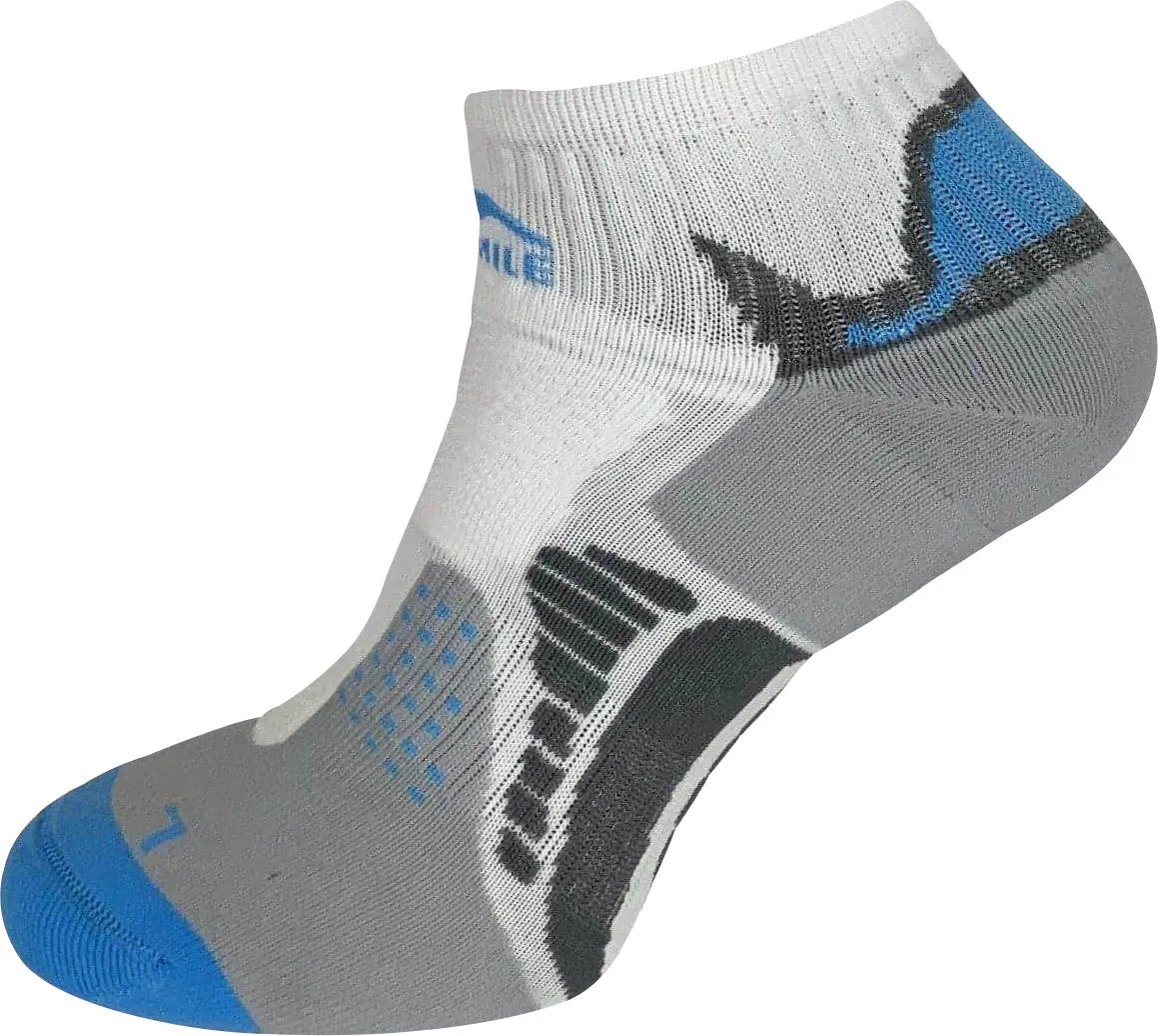 More Mile San Diego (5 Pack) Running Socks - White