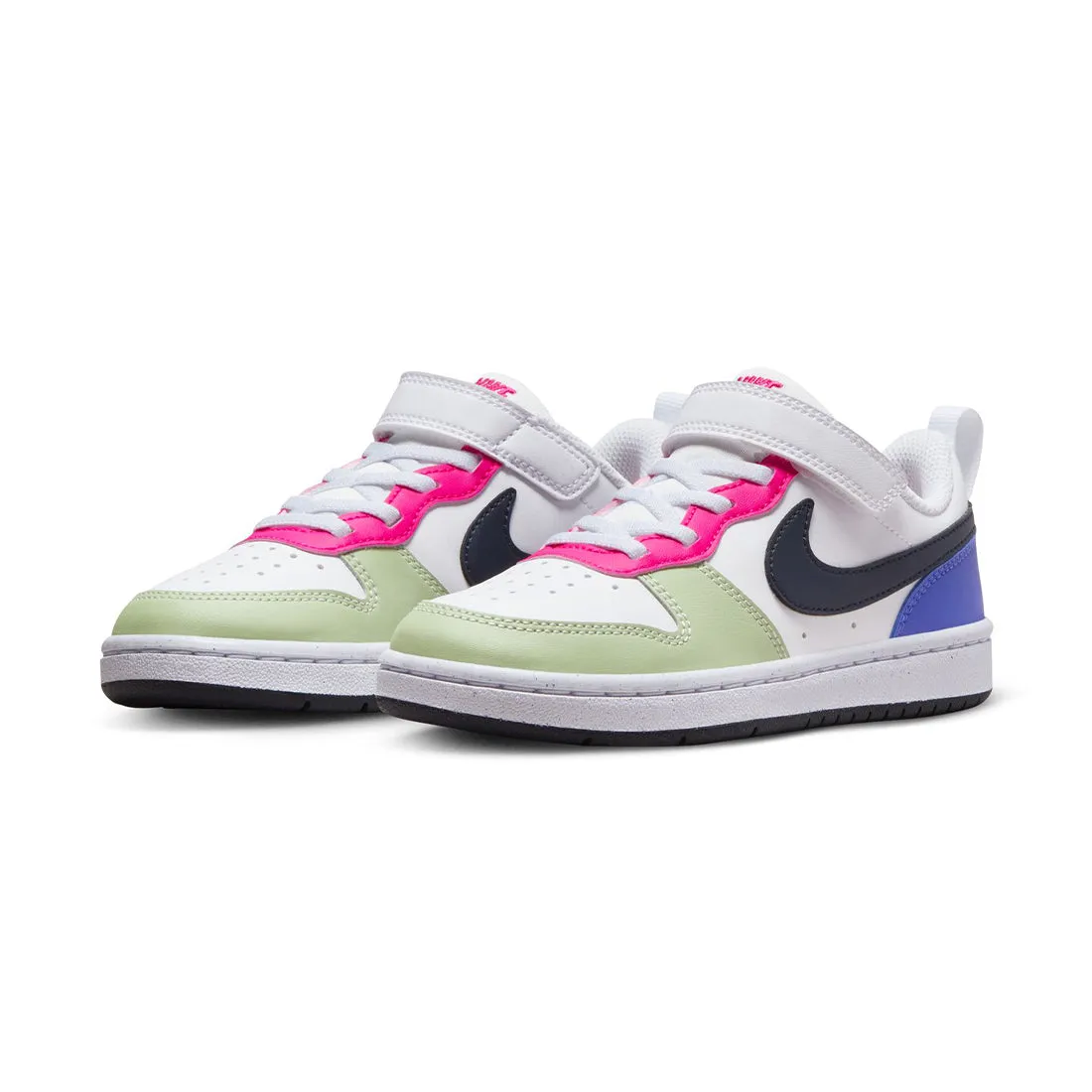 NIKE COURT BOROUGH LOW RECRAFT LITTLE KIDS' SHOES MULTI