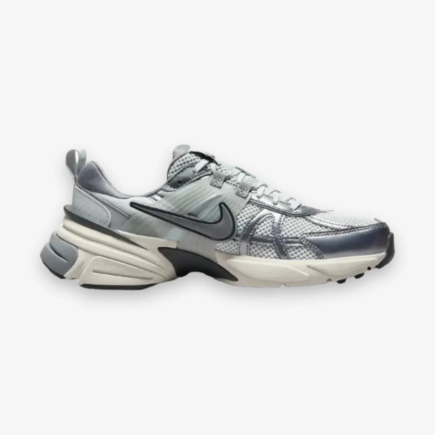 Nike Womens V2K Run Pure Platinum Metallic Cool Grey FD0736-003