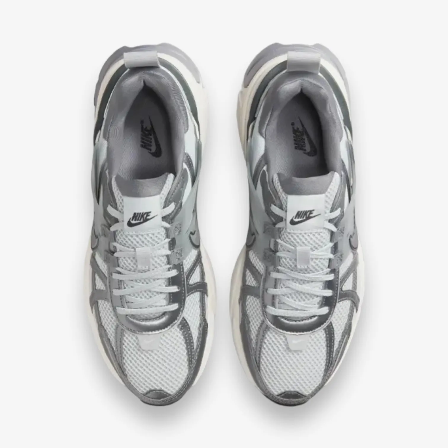 Nike Womens V2K Run Pure Platinum Metallic Cool Grey FD0736-003