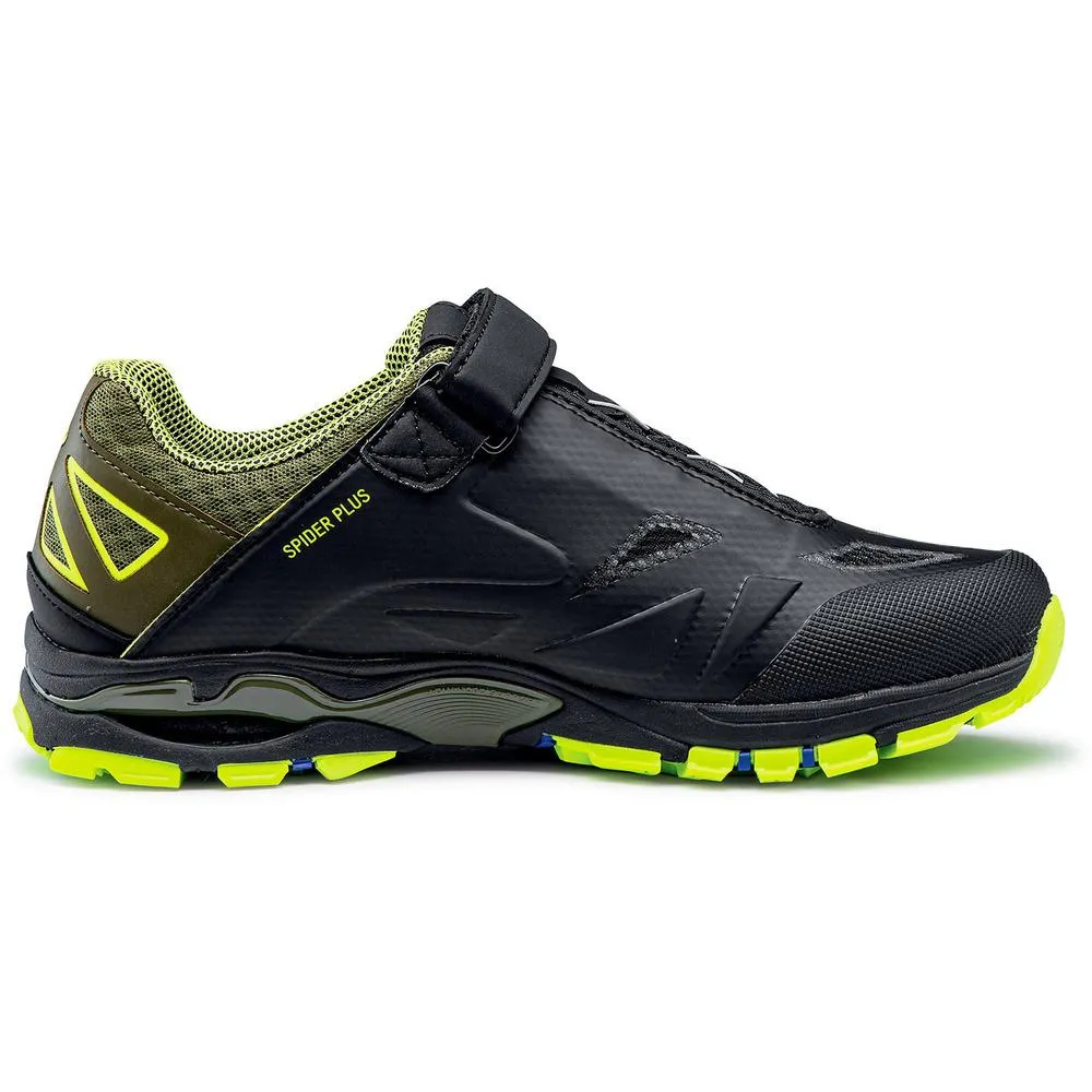 Northwave Spider Plus 2 MTB-AM Shoes - Black/Yellow Fluo