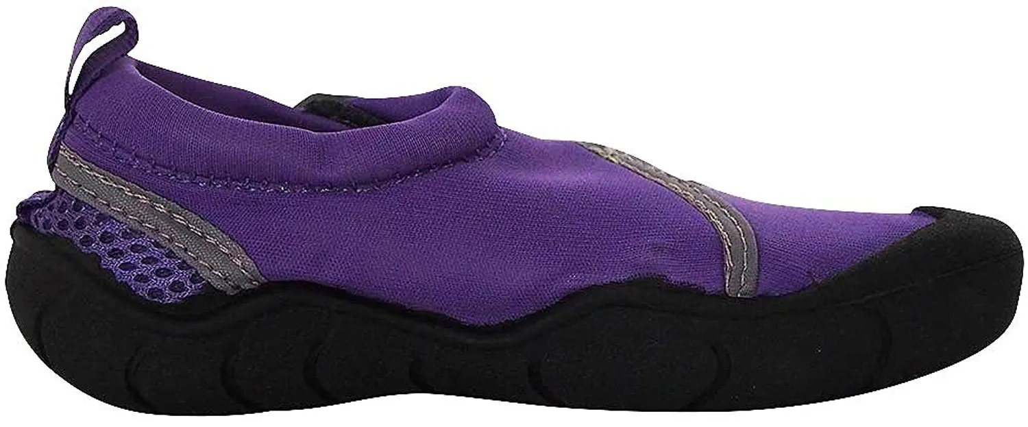 Norty Little Kids / Toddler Aqua Water Socks - Waterproof Slip-on Shoes for Pool, Beach - 21 Color Combinations for Girls and Boy