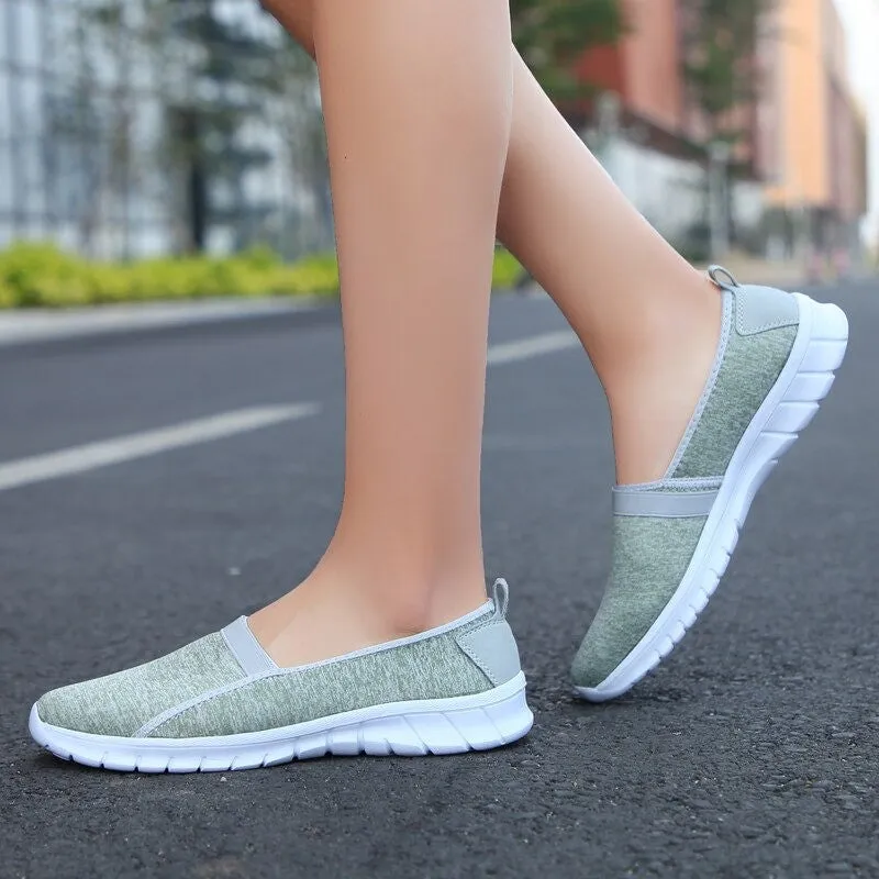 OCW Women Wedges Slip-ons Buckle Strap Ankle Espadrilles Comfortable Shoes