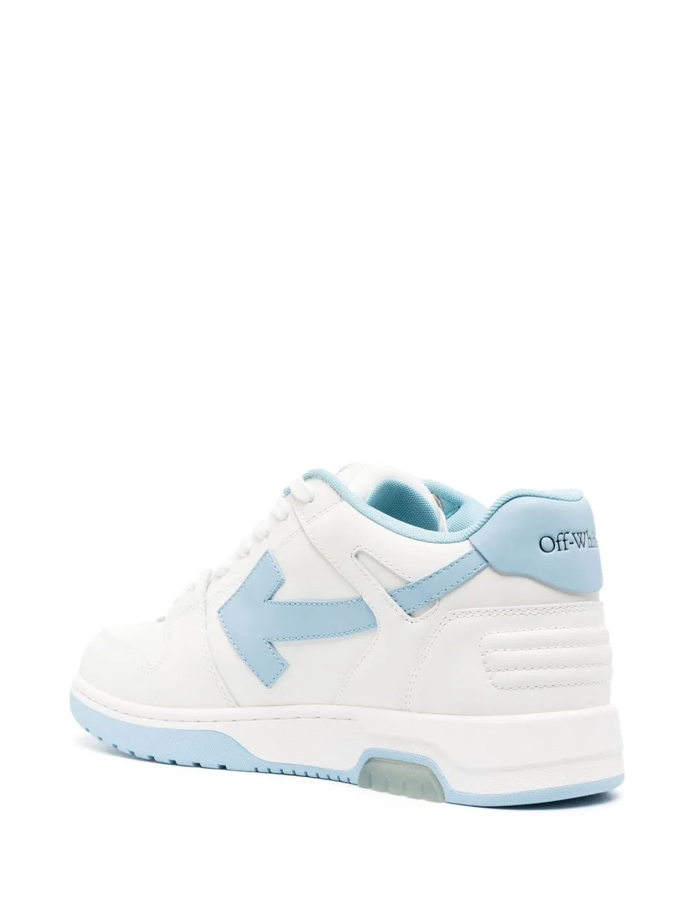 Off White Sneakers Clear Blue