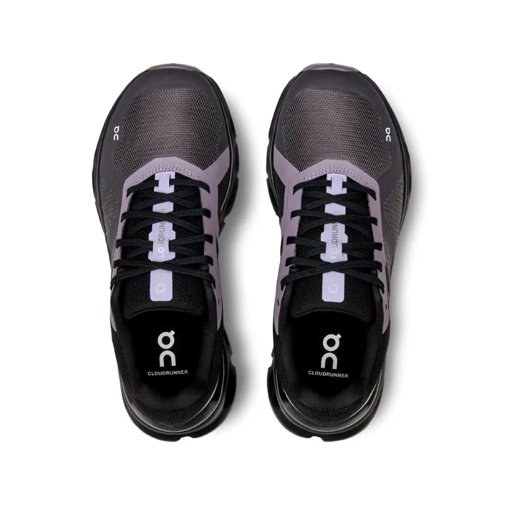 'On Running' Women's Cloudrunner - Iron / Black