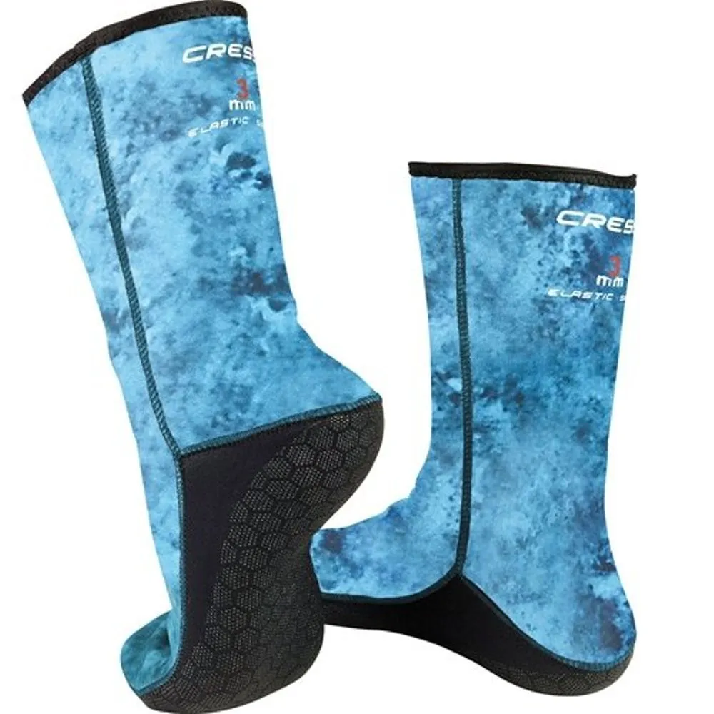 Open Box Cressi Anti-Slip Neoprene Socks - Blue, Size: Medium