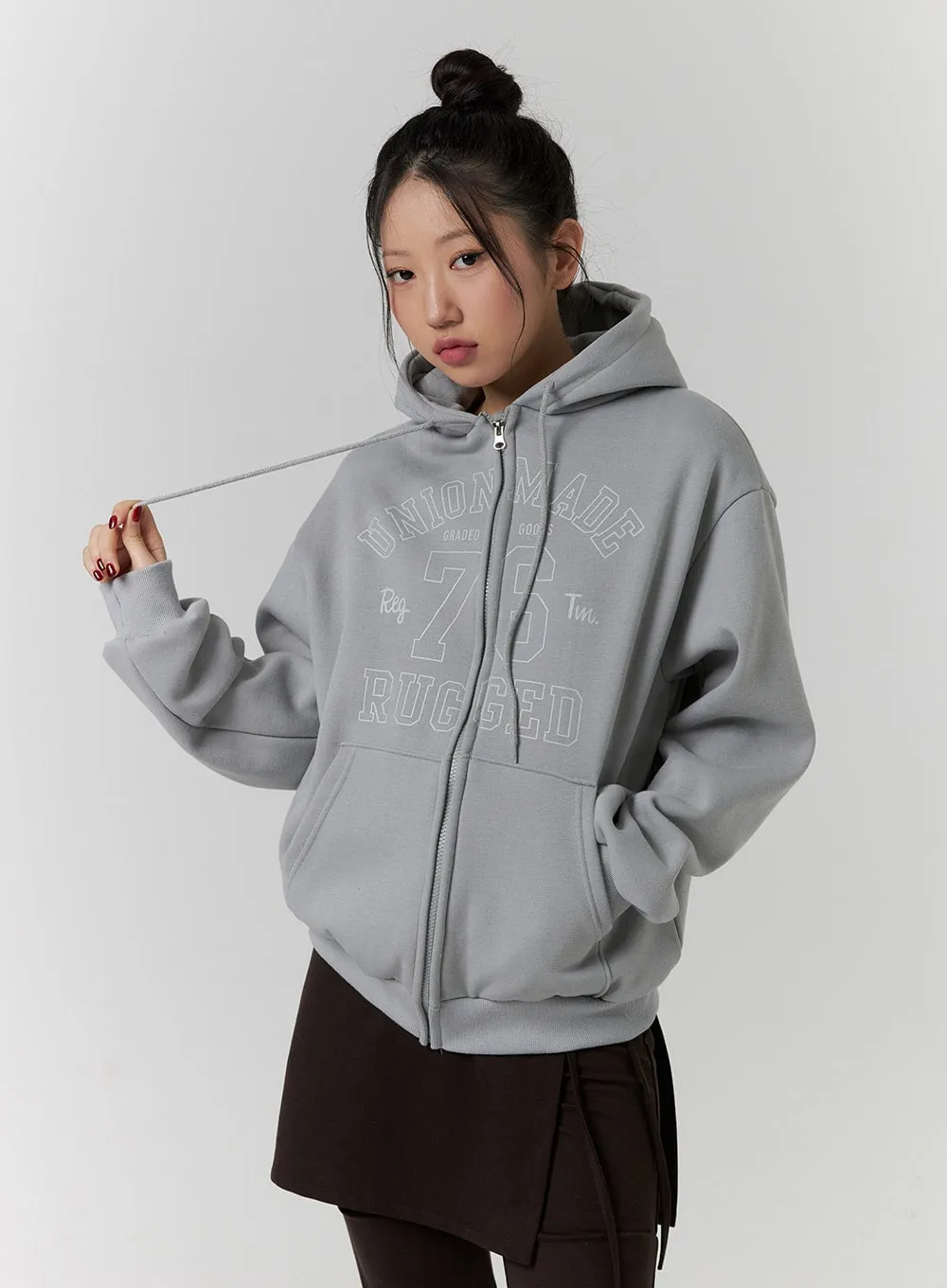 Oversized Graphic Hoodie Sweatshirt CD319