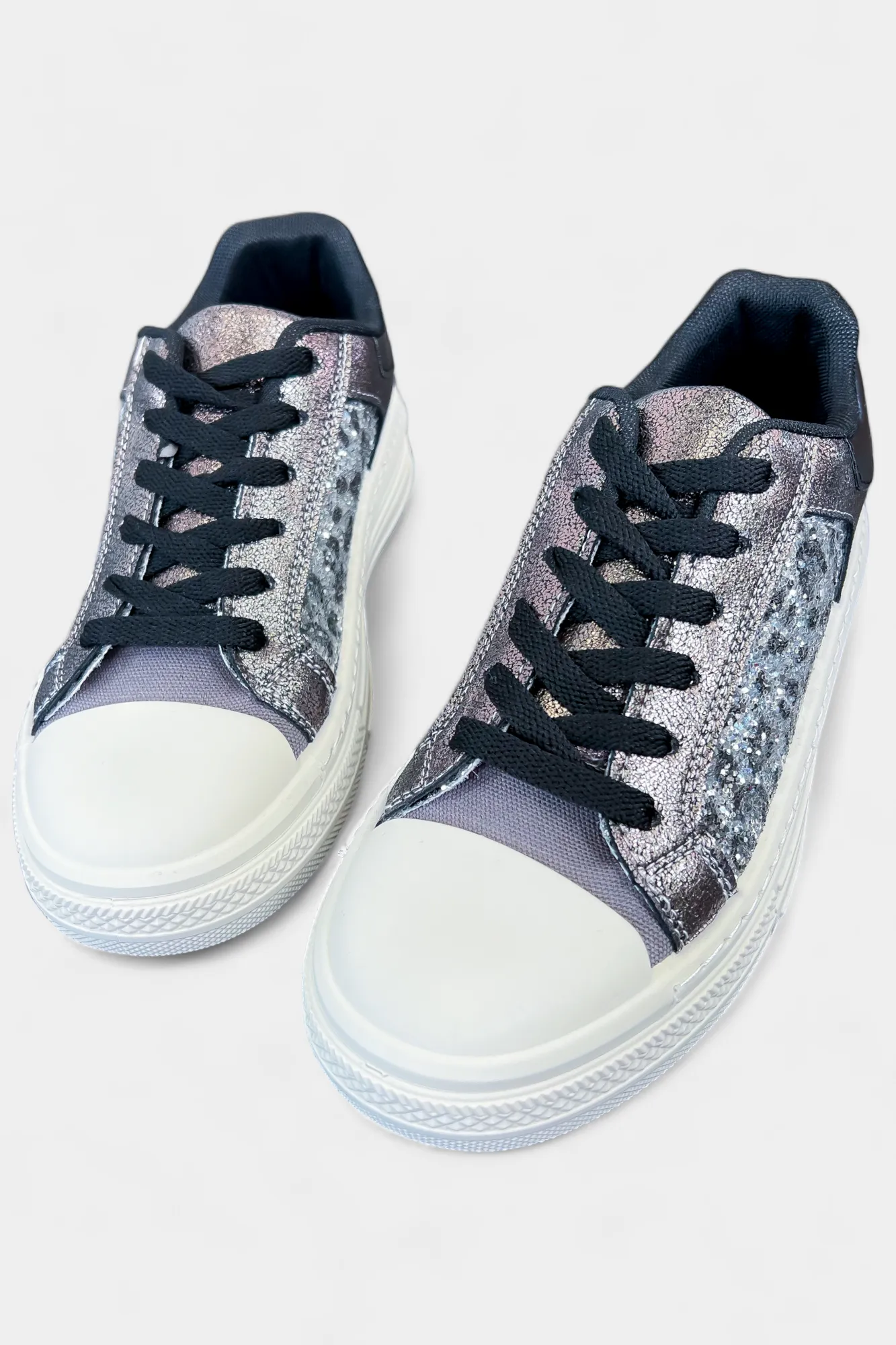 Pewter Leopard Sneakers