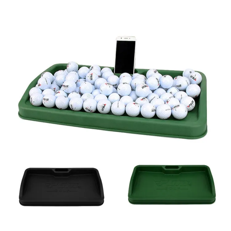 PGM Golf Service Box with Phone Stand, Capacity: about 100 Balls(Color:Black Size:PGM Pattern)