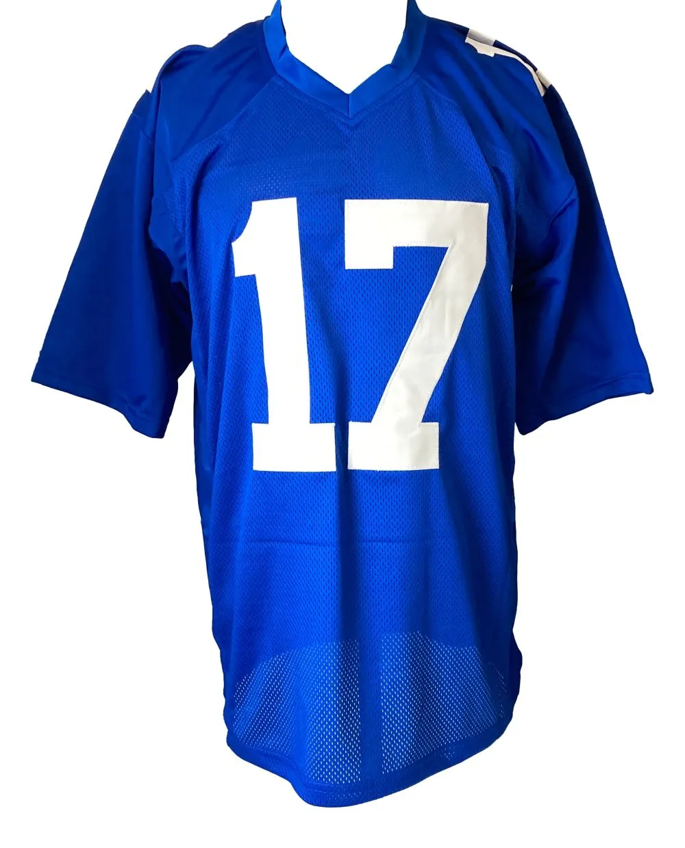 Plaxico Burress New York Signed Blue Football Jersey Sports Integrity