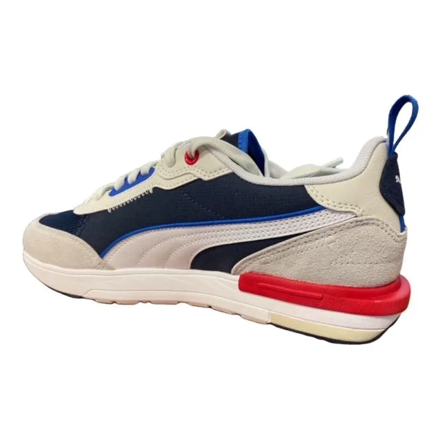 Puma scarpa sneakers da uomo R22 383492 05 blu-bianco