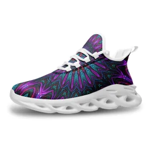 PURPLE MONKEY DISHWASHER | Unisex Bounce Mesh Knit Sneakers | IMRAN