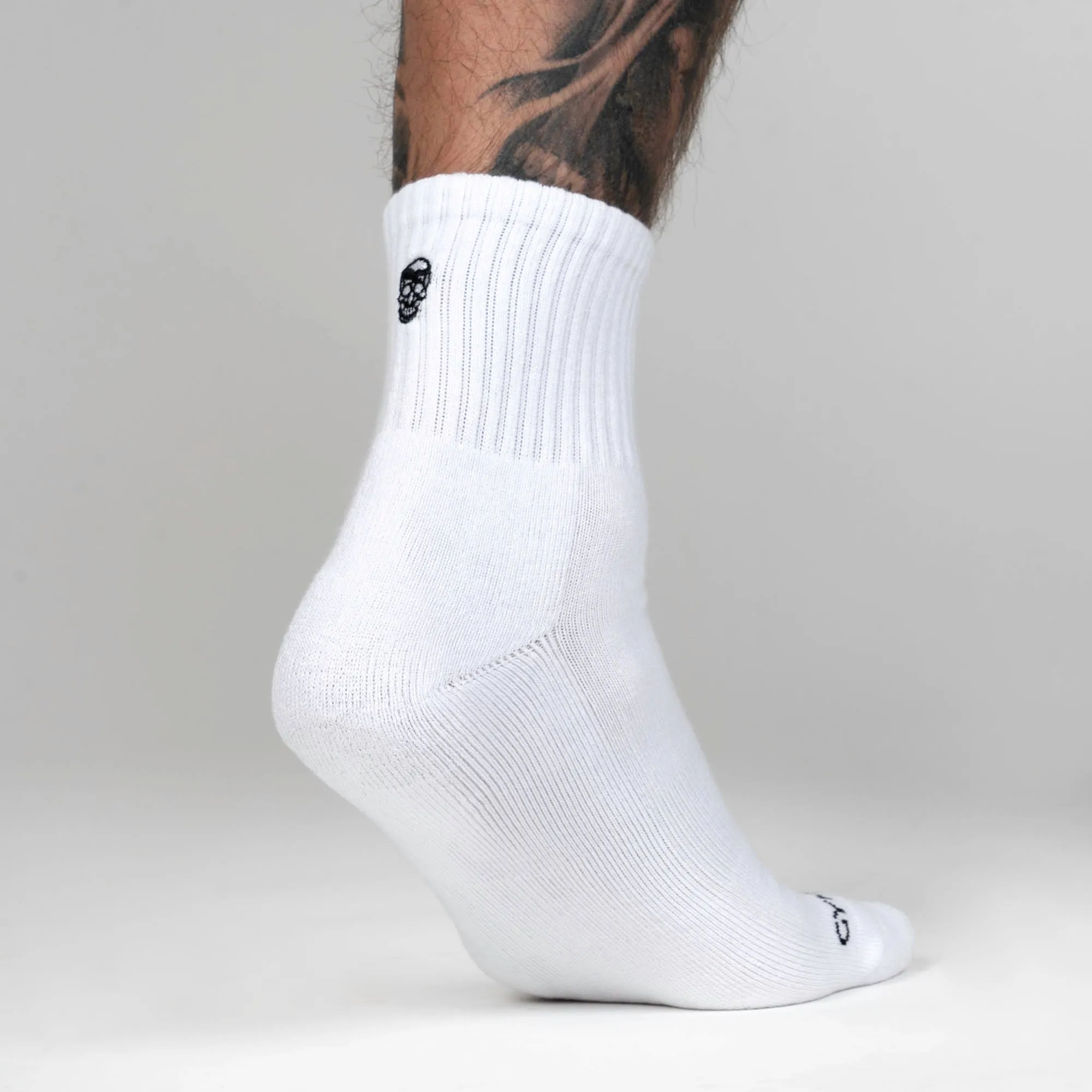 Quarter Socks - White