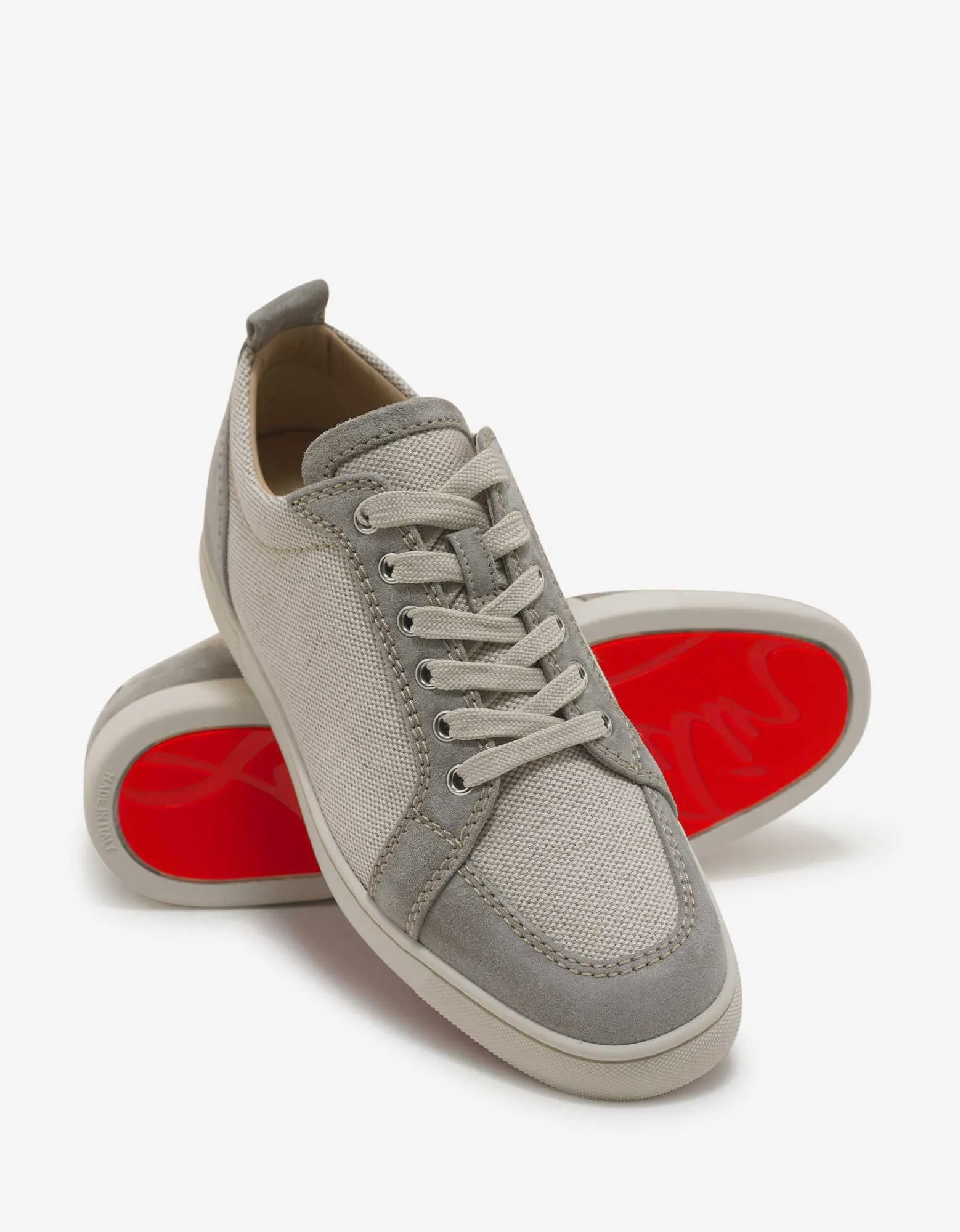 Rantulow Flat Canvas & Suede Trainers