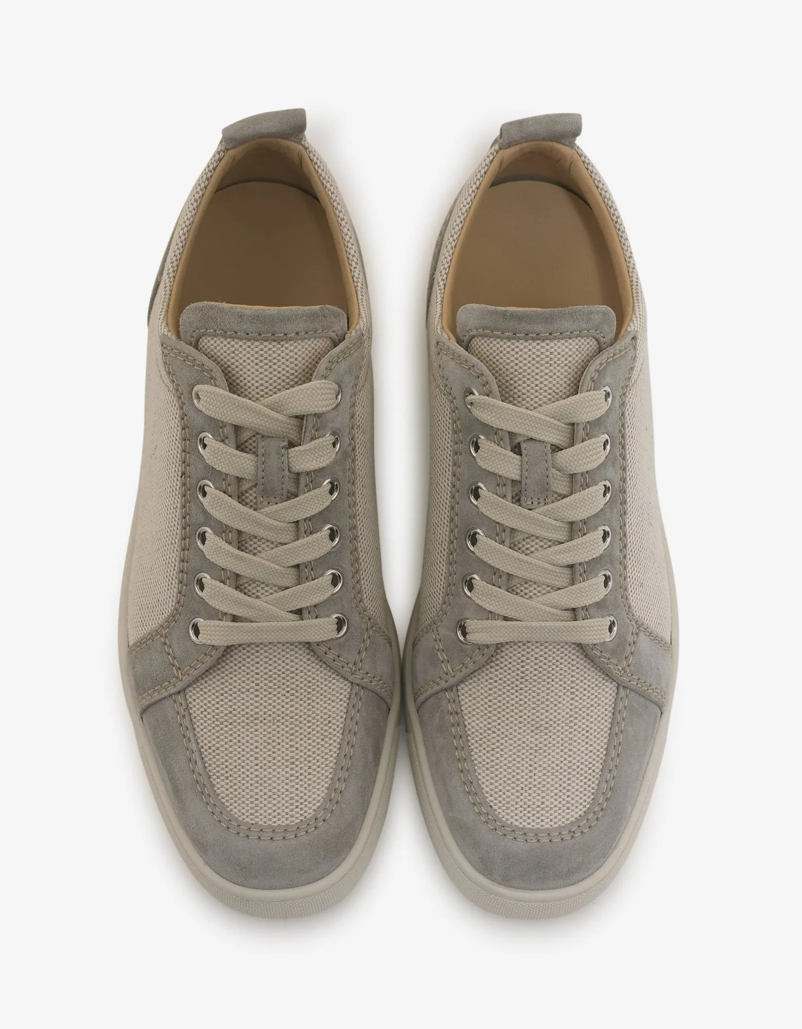 Rantulow Flat Canvas & Suede Trainers