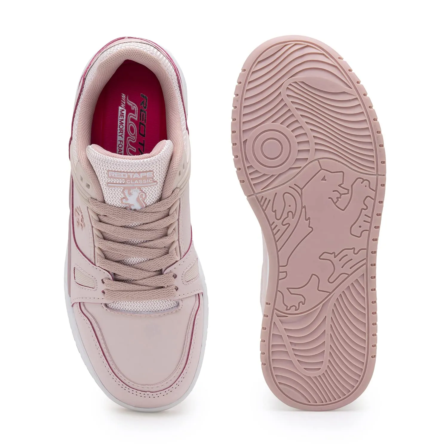 Red Tape Sneakers Shoes for Women | Casual Sneaker Shoes Pink