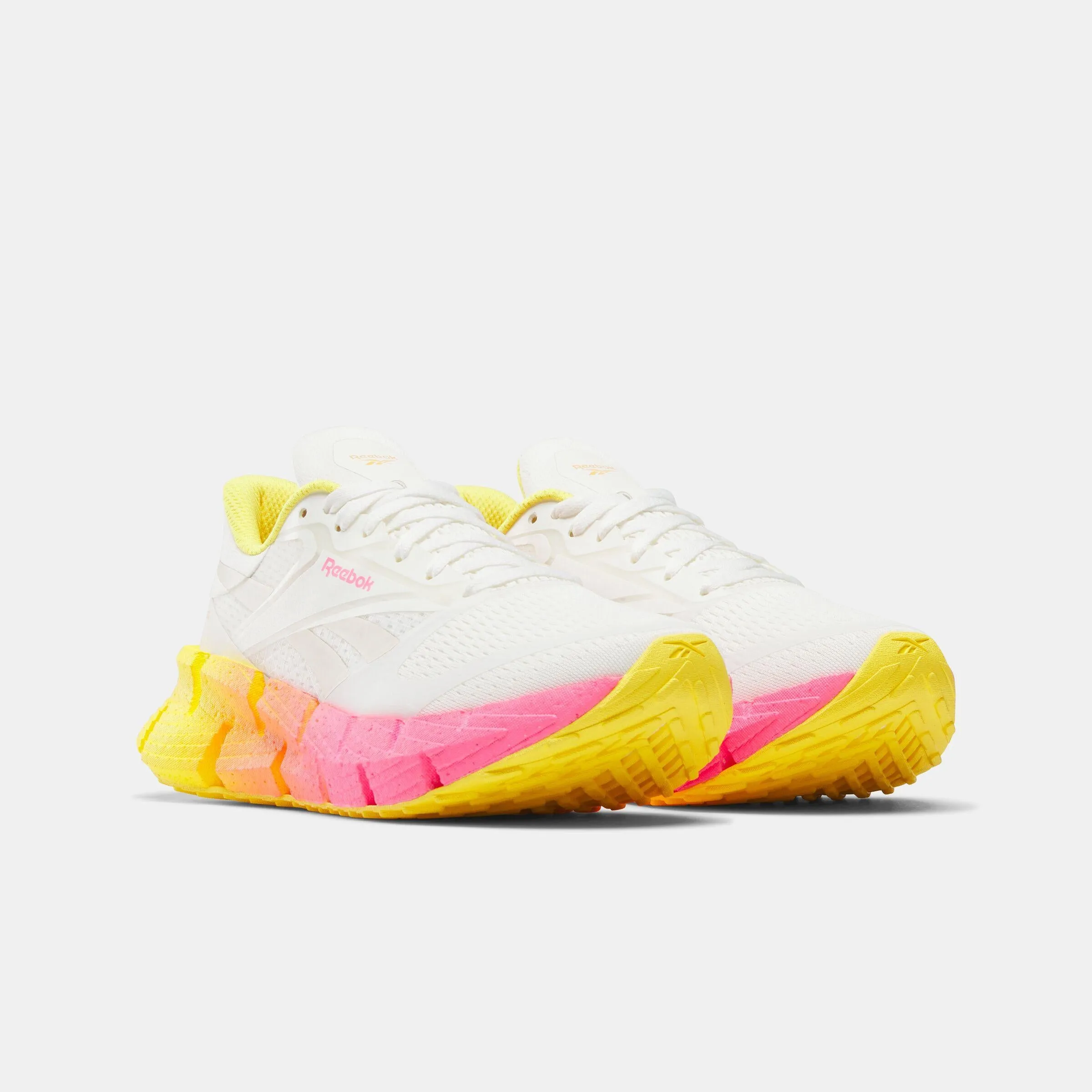 Reebok Footwear Women FloatZig 1 Running Shoes CHALK/SAND/ATOMIC PINK