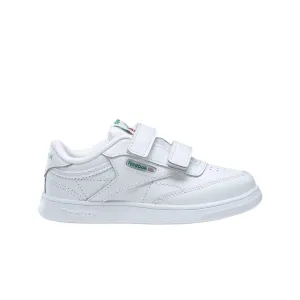 REEBOK KIDS CLUB C SHOES WHITE/GLEN GREEN SHOES