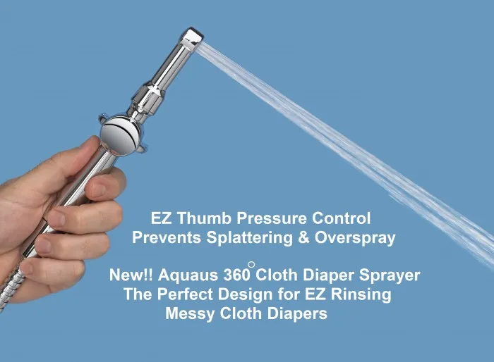 RinseWorks Aquaus 360:: Cloth Diaper Sprayer (faucet hookup)