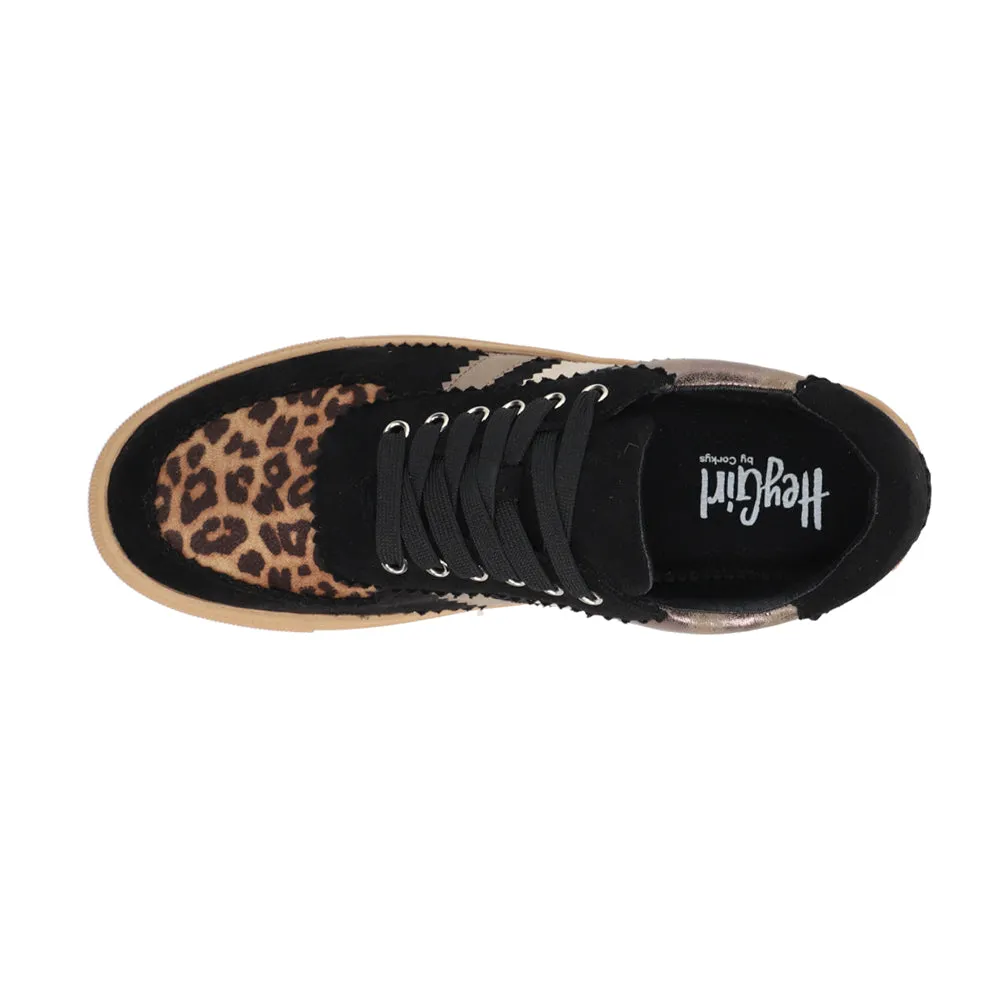 Rizz Leopard Lace Up Sneakers