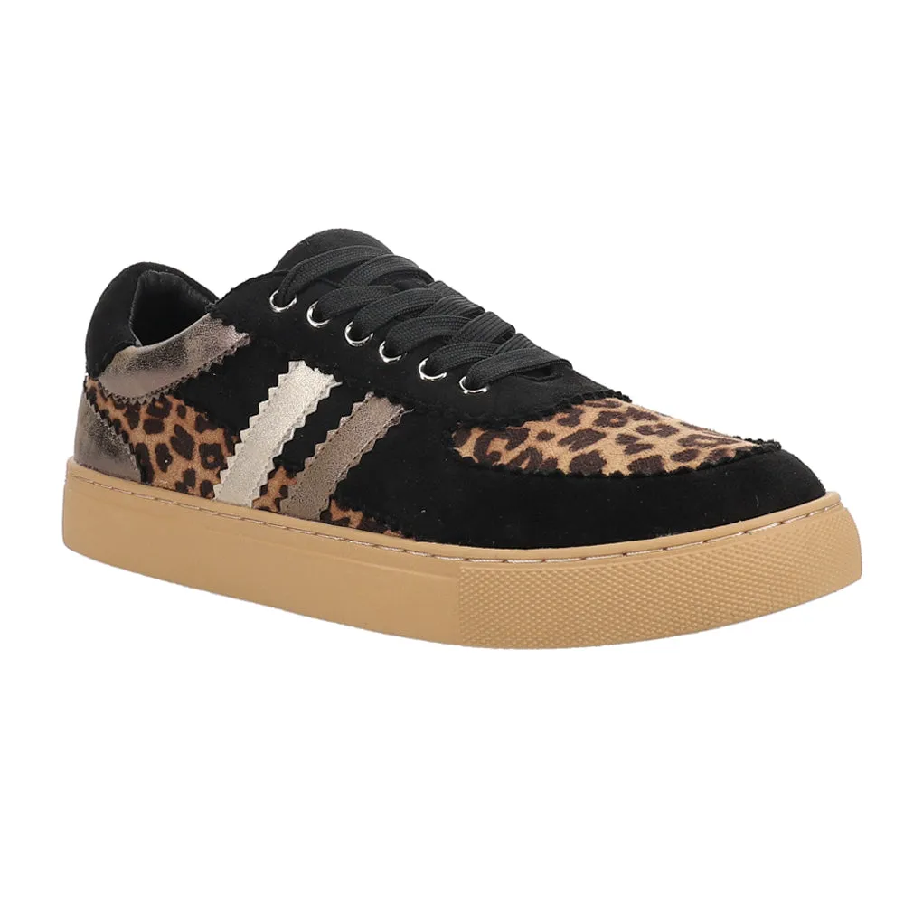 Rizz Leopard Lace Up Sneakers