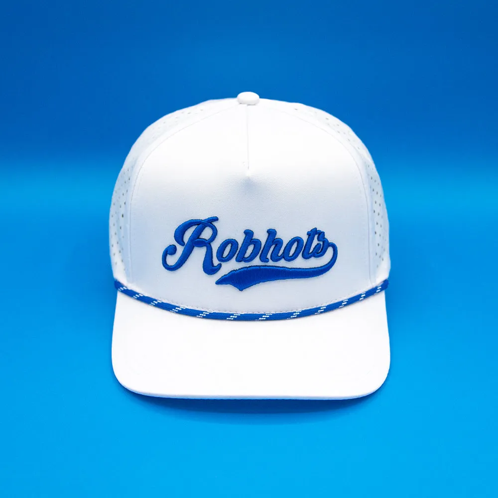 Robhots Blue Baseball Logo Hat