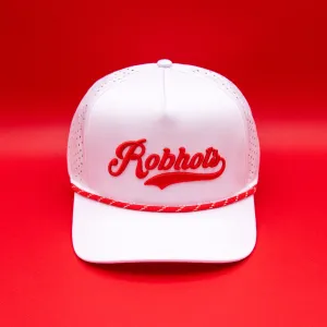 Robhots Red Baseball Logo Hat