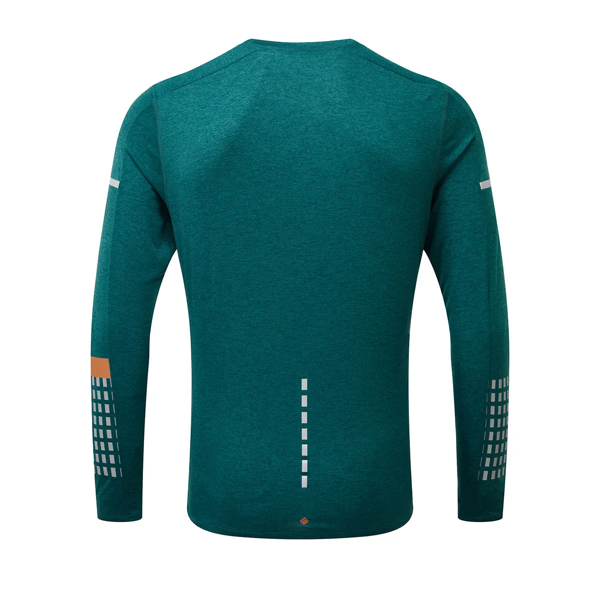 Ronhill Tech Afterhours Long Sleeve Tee Mens | Dplagoon/copper/rflct