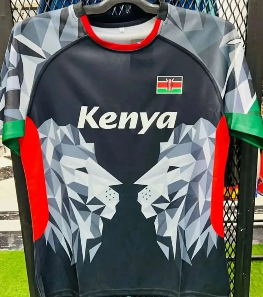 RUGBY T-SHIRTS , KENYA PRINT.